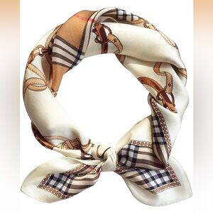 Western Horse Scarf Bandana Equestrian Scarf Satin Renaissance Horse Girl